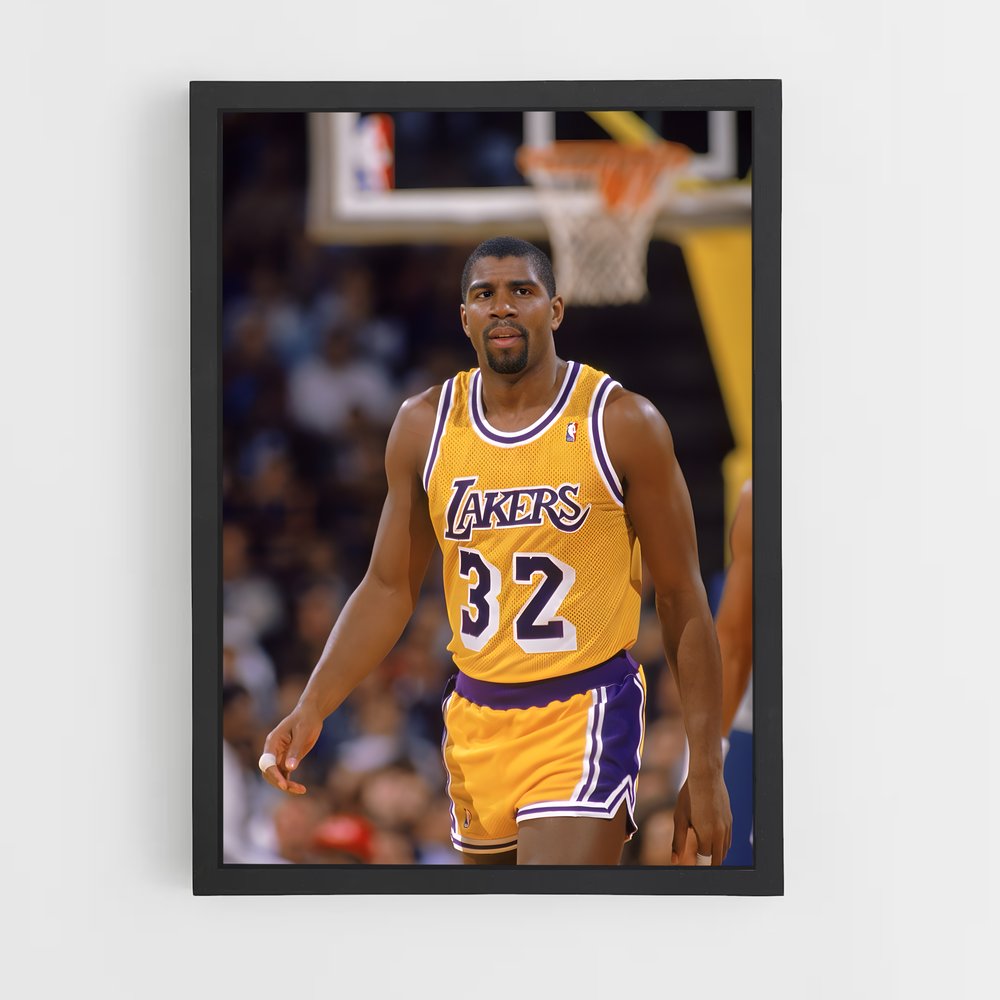 Poster Magic de johnson – affiche Basketball (vue 2)